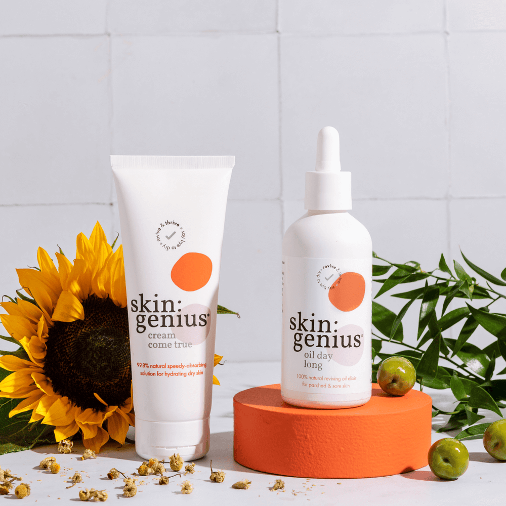 Eczema cream and Eczema oil set for dry skin