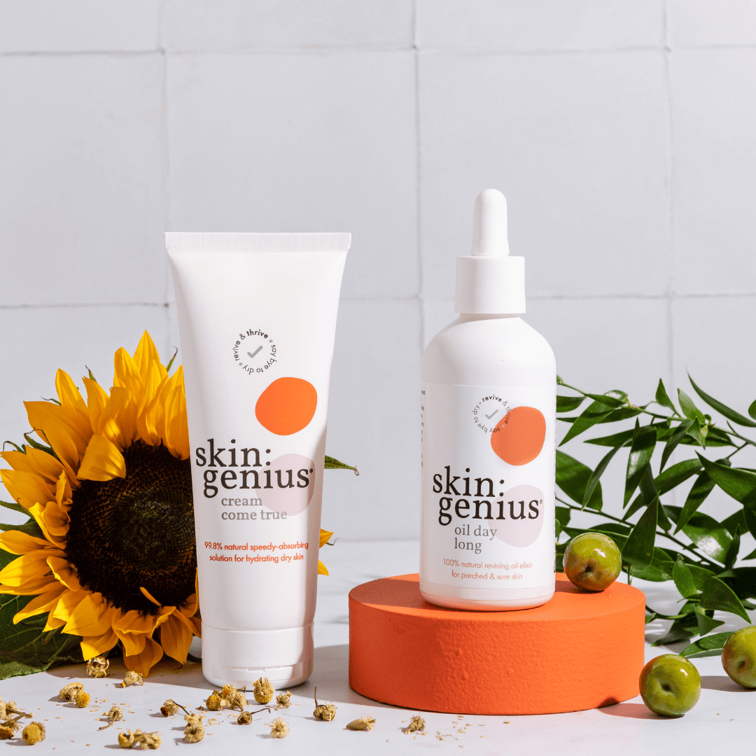 Eczema cream and Eczema oil set for dry skin